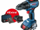 Bosch GSR 18V-50 Delme/vidalama Makinesi + 2x 2,0 Ah Çift Akü + 43 Parça Set + Alet Çantası