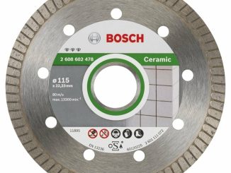 Bosch - Best Serisi Seramik İçin, Extra Temiz Kesim Turbo Segman Elmas Kesme Diski 115 mm