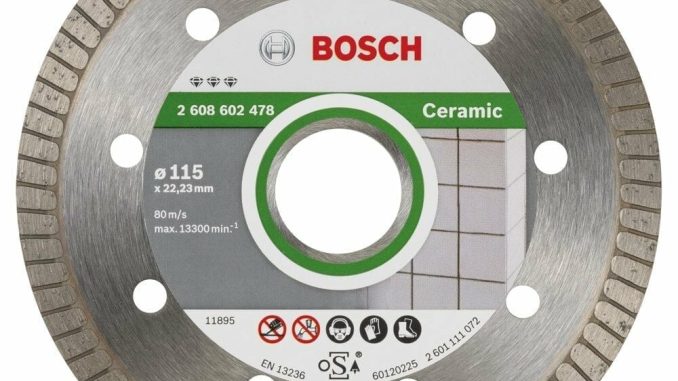 Bosch - Best Serisi Seramik İçin, Extra Temiz Kesim Turbo Segman Elmas Kesme Diski 115 mm