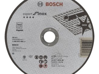 Bosch - 180*1,6 mm Expert Serisi Düz Inox (Paslanmaz Çelik) Kesme Diski (Taş) - Rapido