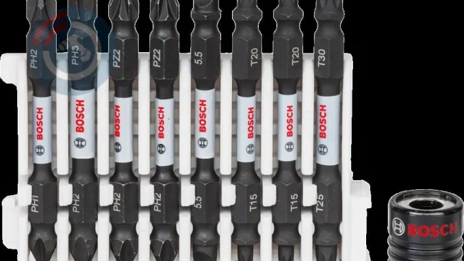 Bosch - Impact Control Serisi Çift Taraflı Vidalama Ucu 9'lu Set *65mm