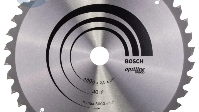 Bosch - Optiline Serisi Ahşap için Daire Testere Bıçağı 305*30 mm 40 Diş