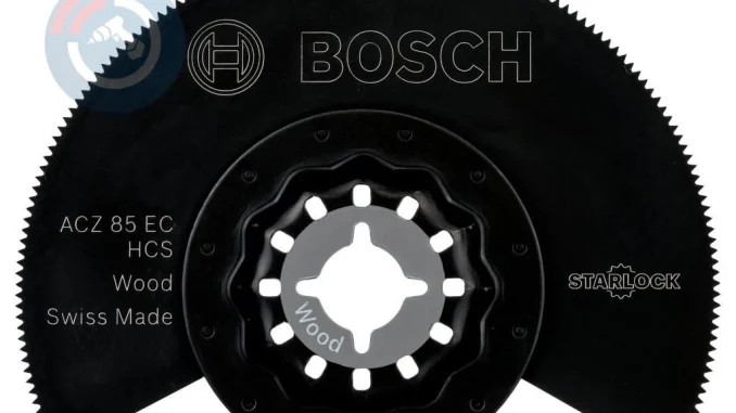 Bosch - Starlock - ACZ 85 EC - HCS Ahşap İçin Segman Testere Bıçağı, Bombeli 1'li