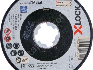 Bosch - X-LOCK - 115*1,6 mm Expert Serisi Düz Metal Kesme Diski (Taş) 2608619252